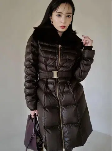 2way 퍼 칼라 다운 코트