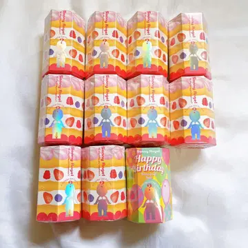 Sonny Angel HIPPERS 소니 엔젤 벌스데이 기프트 11개