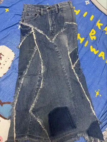 Levi's JUNGLE CAT 데님 롱 스커트