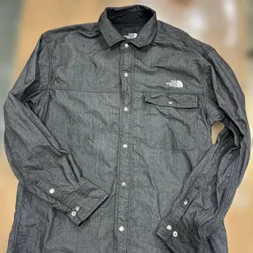 THE NORTH FACE 나일론 데님 눕시 셔츠 데님 셔츠