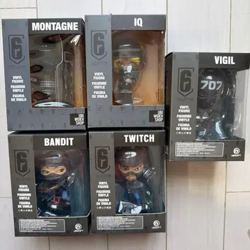 레인보우 식스 시즈 피규어 5체 세트