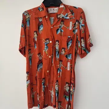 Aloha Blossom Hula Girl 반팔 셔츠 38