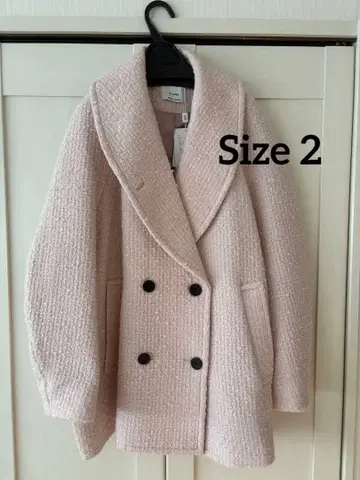 CLANE 클라네 다나카 미나미 콜라보 오버 트위드 코트