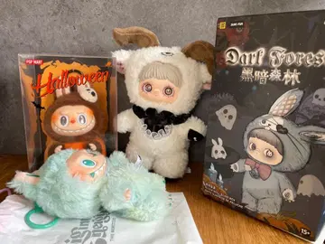 POP MART 할로윈 봉제 인형 3세트