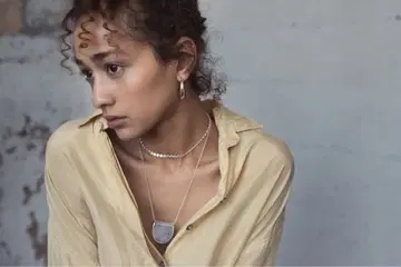 애프터 쉐이브 클럽 N-024S 실버 목걸이