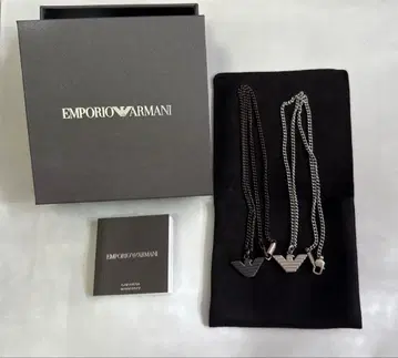 Emporio Armani 목걸이 2개 세트