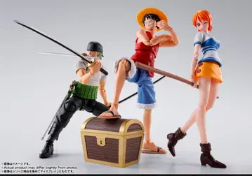 원피스 sh 피규아트 루피, 조로, 나미 3체 세트