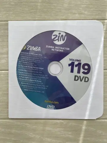ZUMBA zin119 dvd