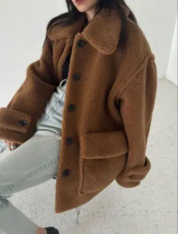 정품 RIDGE POCKET BOA OVER COAT 클라네 CLANE