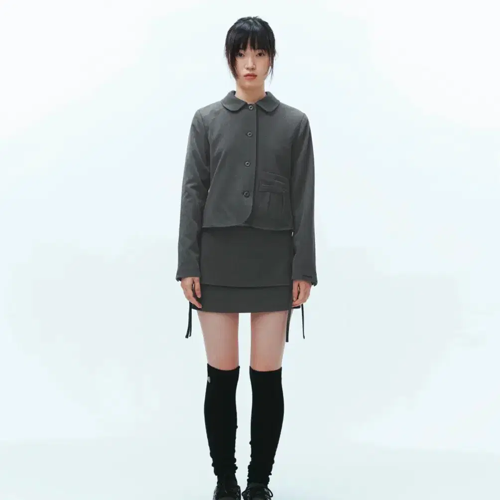 Threetimes lace garter skirt | Bunjang Global