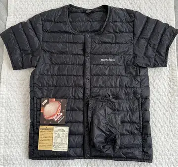 몽벨 스페리오 다운 라운드넥 T S 사이즈 반팔 블랙