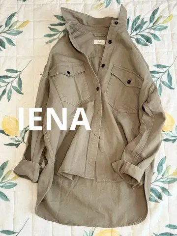 [ IENA ] food tex 밀리터리 셔츠