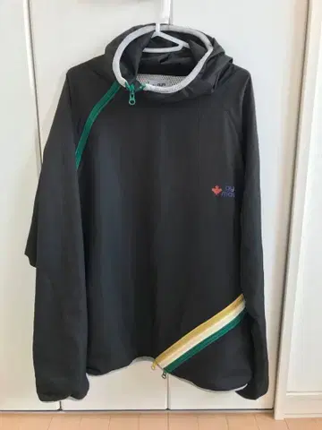 짐 마스터 후드 부착 나일론 자켓 아노락 후드티 L