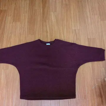 steven alan 버건디 오부 소매 니트