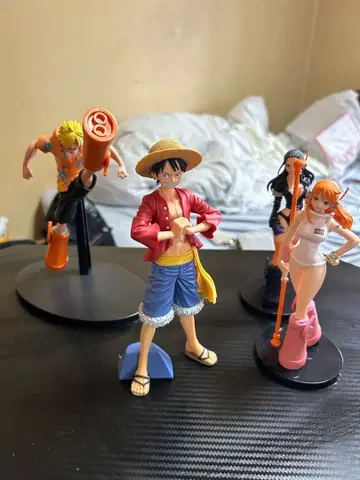 원피스 밀짚모자 일당 피규어