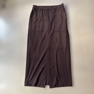 갈색 스트레이트 스커트 F 사이즈