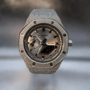 새상품급 CASIO G-SHOCK GA-2100 프로스티드 가공 커스텀