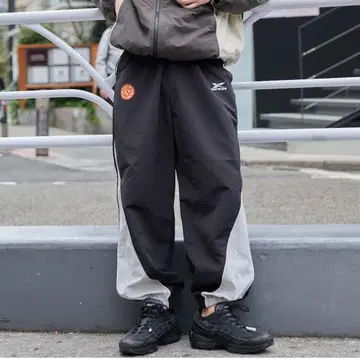 That's life Double logo Nylon pants