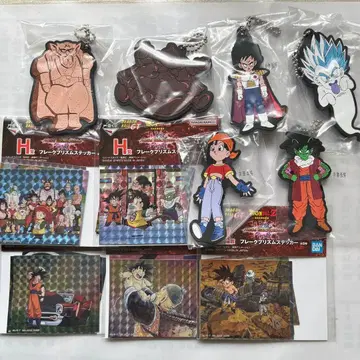 드래곤볼 키링과 씰 세트