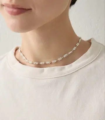 미사용 새상품 [ THE PAUSE ] 모티브 체인 목걸이