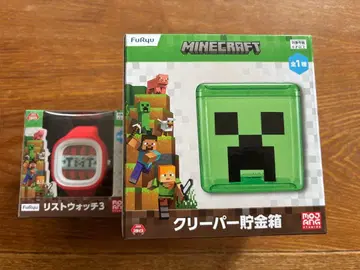 [ 미개봉 새상품 ] 마인크래프트 리스트워치 3 크리퍼 저금통