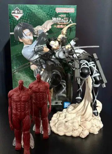 제일복권 진격의 거인 지진 B상 리바이 I상 지진 피규어