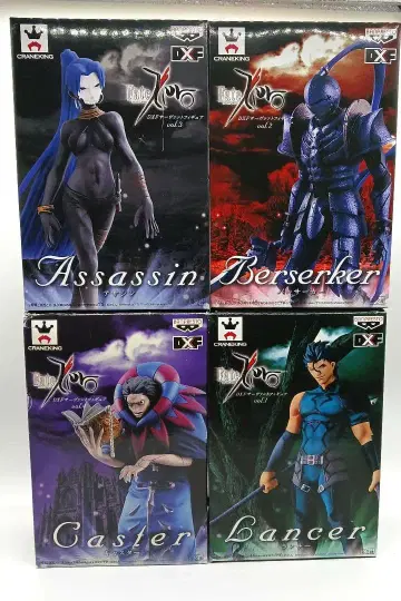 Fate/Zero DXF 서번트 피규어 4체