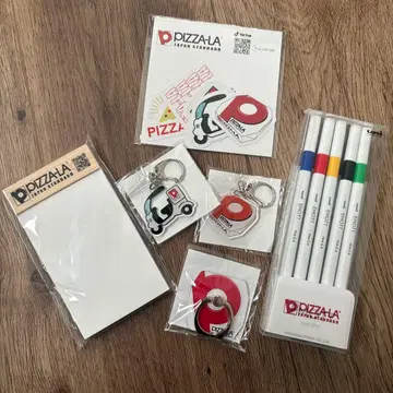 PIZZA-LA 굿즈 6세트 스마트폰 링