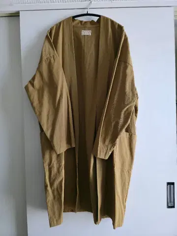 나카가와 마사시치 상점 축제 의상 코트 머스타드 L 사이즈