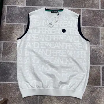 [ 택 포함 새상품 ] and per se 남성용 베스트 L 화이트