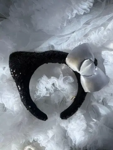 유니버셜 키티 머리띠 블랙