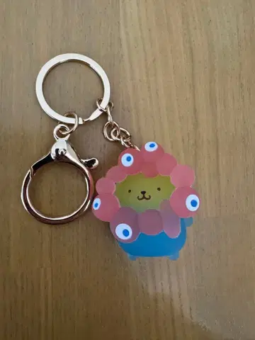 미야쿠미야쿠 클리어 키링 폼폼푸딩