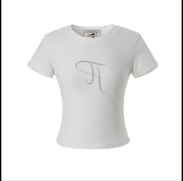 threetimes Jewel tee white 한국
