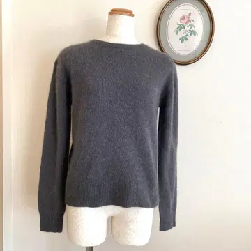 유나이티드 애로우 둥근 카라 여성용 스웨터