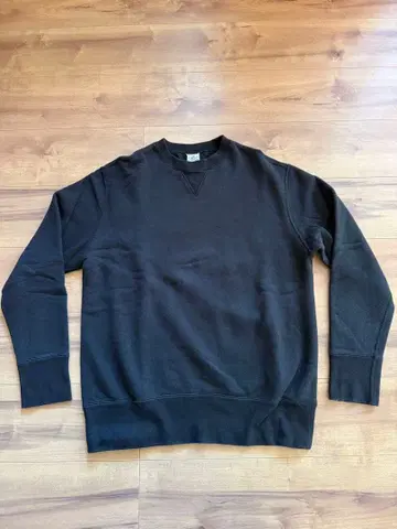 루프 휠러 LOOPWHEELER 블랙 맨투맨