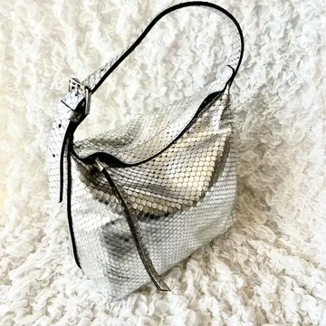 GIANNI CHIARINI 실버 백 잔니 키아리니 가죽