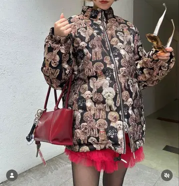 POODLE REVERSIBLE PUFFER JACKET