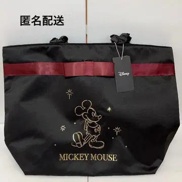 메종 드 플뢰르 디즈니 콜라보 토트백 대 미키마우스 블랙