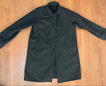 빔즈 플러스 스텐카라 코트 체크 무늬