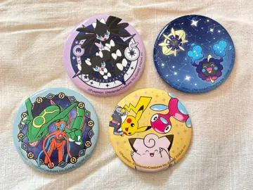 포켓몬 천문대 캔뱃지 4종 세트