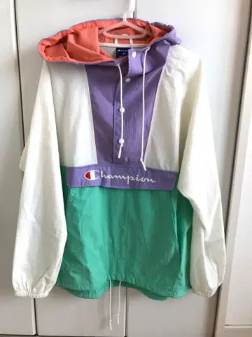 Champion 마운틴 파카 M 컬러풀 아노락 파카