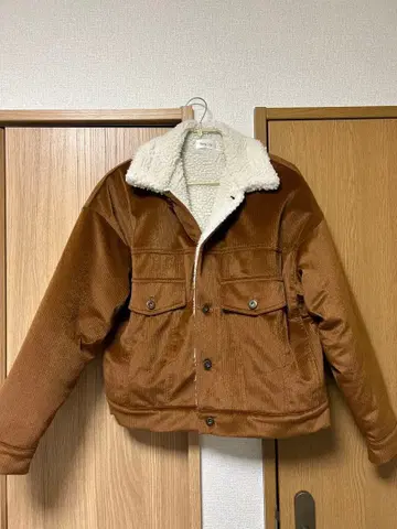 정가 20000엔. 새상품급! Nora Lily 코듀로이 보아 자켓