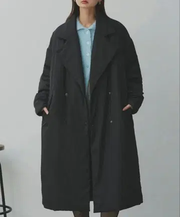 ad thie [ 새상품 ] 충전솜 롱 코트