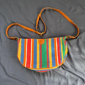 일비종떼 스트라이프 숄더백 구제 의류 아메카지 빈티지