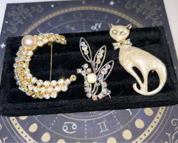 브로치 3종 세트