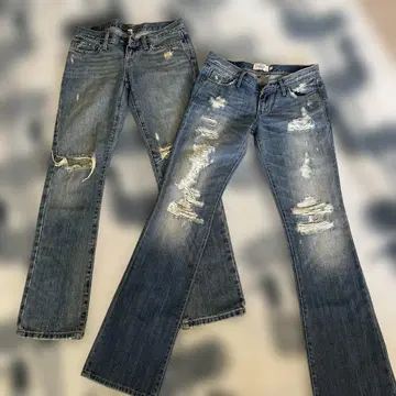 아바크롬비&피치 데미지 데님 세트