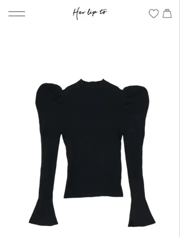 Herlipto Volume-Sleeve Glitter Knit Top