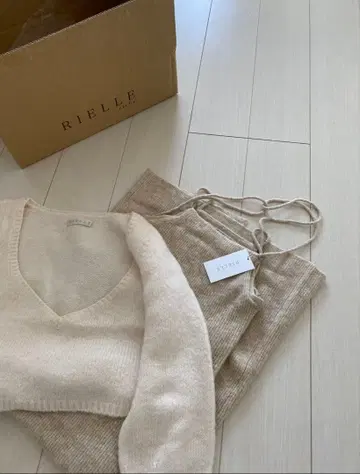 RIELLE riche Knit Pullover Set One-Piece