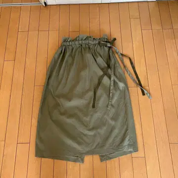 벌룬 스커트 카키