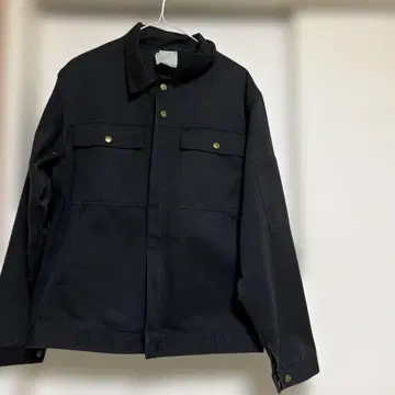 블랙 데님 자켓